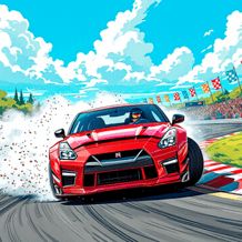 Stadtdrift anrufen: Verfolgung durch die Polizei in 3D