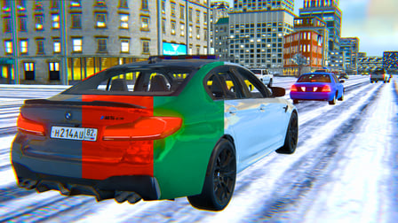 BMW M5 CS Winter Drift - Screenshot 5
