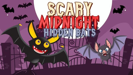 Scary Midnight Hidden Bats