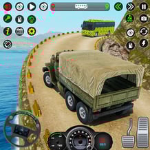 US Army Military Truck Driving