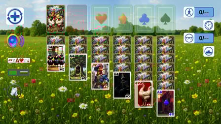 Solitaire "Klondike": Fantasy Bird Cards - Screenshot 3
