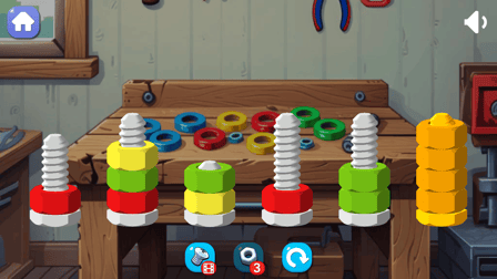 Bolts and nuts sorting - Screenshot 3