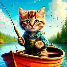 The Angler Kitten