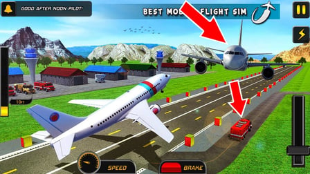 Airport Airplane Parking Game 3D