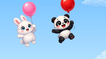 Pop the balloon: Baby Animals - Screenshot 3
