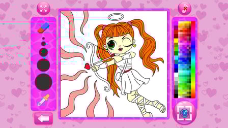Popsy Surprise Valentines Day Coloring
