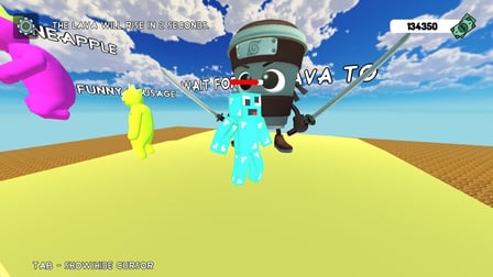 Noob: Floor Is Lava Get to Brainrot - Screenshot 2