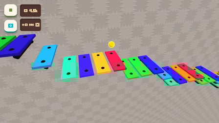 Musical Ball: create your own melody - Screenshot 3