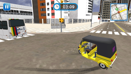 City Tuk Tuk Simulator: Racing Game 3D - Screenshot 1