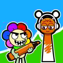 ASMR Draw and Color Sprunki and Dandy's World