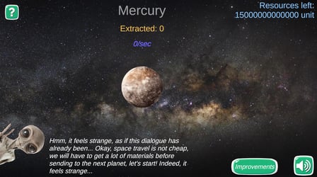 Planets clicker - Screenshot 1