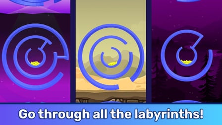 Balls in the Maze - A Challenging Puzzle - Screenshot 2