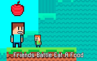 Friends Battle Eat A Food