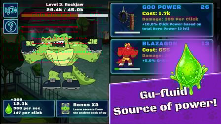 GooJitZu Battle: Clicker - Screenshot 2