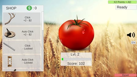 Vegetable Clicker - Screenshot 2