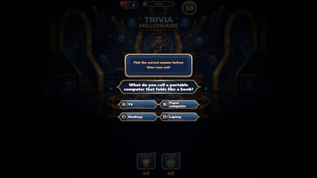 Trivia Millionaire - Screenshot 1