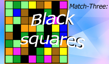 Match-Three: Black squares