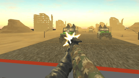 Highway Car Shooting 3D  Action Game 2025 - Screenshot 2