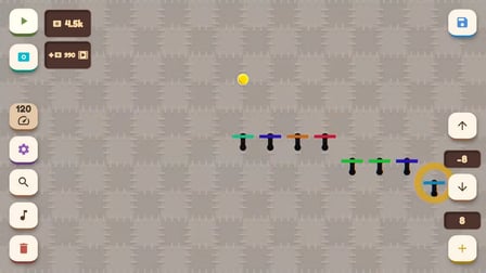 Musical Ball: create your own melody - Screenshot 2