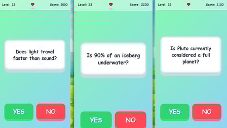 True or False Game 26 - Screenshot 1