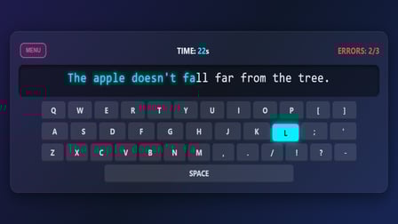 Type Fast: 60 Seconds - Screenshot 2