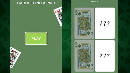 Cards: Find A Pair - Screenshot 1