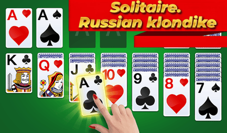Solitaire. Russo klondike