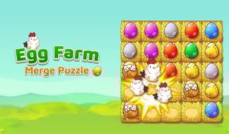 Egg Farm Merge Puzzle