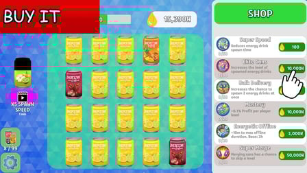 Energy Drink Evolution! Clicker - Screenshot 3