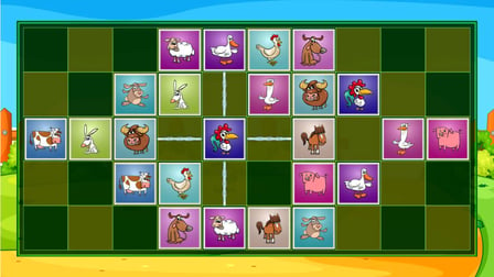 Farm Animals Matching Puzzles