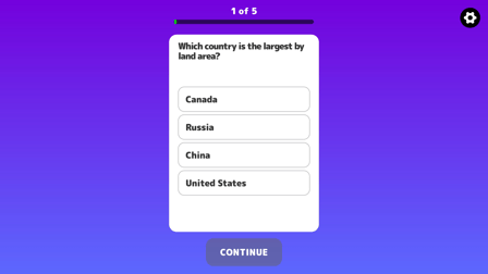 Countries Of The World Quiz - Screenshot 1