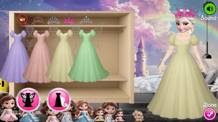 Princess Winter Season Dress Up - Screenshot 4