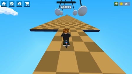 Obby, but you're on a motorcycle - Screenshot 2