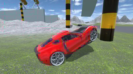 Car Crash Test Sandbox