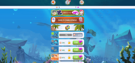 Fantasy Fish World Mahjong - Screenshot 3