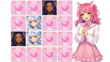 Memory Anime Girls - Screenshot 1