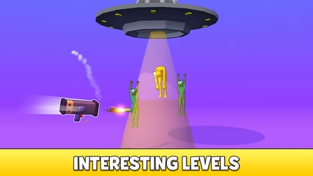 Ragdoll Gun Shooter! Cannon Spinner Playground - Screenshot 2