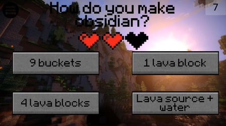 MiniCraft Quiz - Screenshot 3