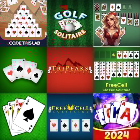 Freecell Solitaire Spiele
