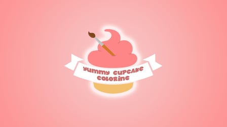 Yummy Cupcake Coloring