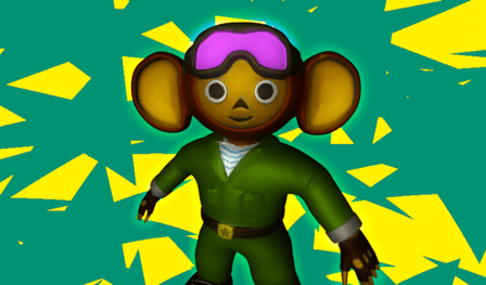 Cheburashka in the arena