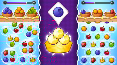 Collect and remove 3 fruits! - Screenshot 1