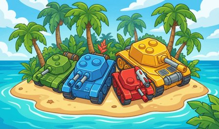 Tanks on vacation