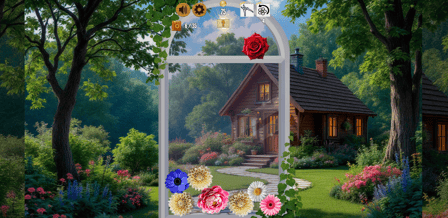 The Flowers Merge and Sell Bouquets - Screenshot 1