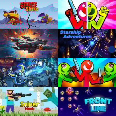 2d shooting games