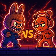 Labubu vs Sprunki - Gang Beast Battles