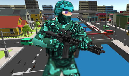 Pixel Combat Multiplayer FPS