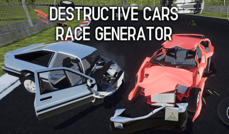 Destructive Cars Race Generator game play free online on Playgama (by ...