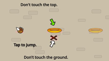 Flappy Dunk: Sink It! - Screenshot 1