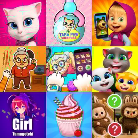 Talking Angela Games